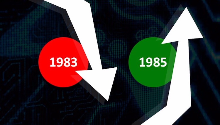 سقوط صنعت بازی های ویدیویی در سال ۱۹۷۷ و ‍۱۹۸۳