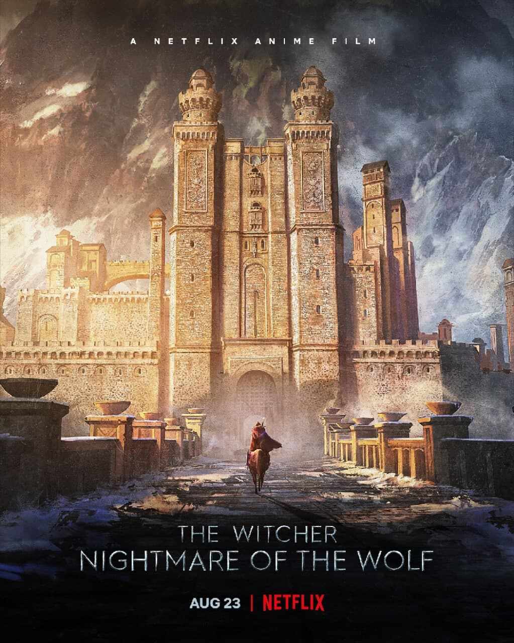 the witcher nightmare of the wolf poster