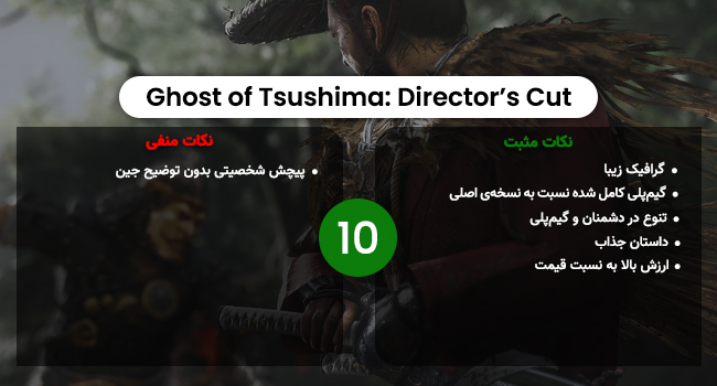 نقد و بررسی بازی Ghost of Tsushima: Director's Cut- گیمفا