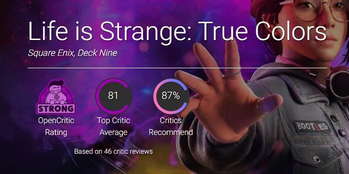 نقدها و نمرات بازی Life is Strange: True Colors منتشر شد