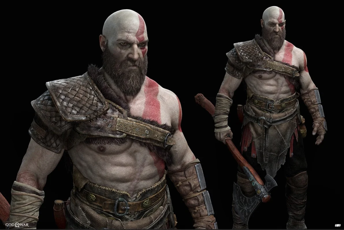 kratos outfit design