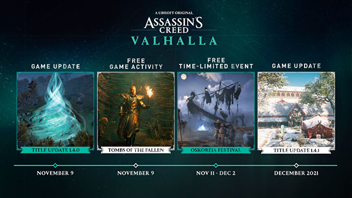 محتویات برنامه‌ریزی شده برای Assassin's Creed Valhalla مشخص شد