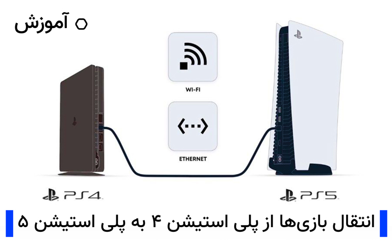 آموزش انتقال بازی ها و اطلاعات از پلی استیشن ۴ به پلی استیشن ۵