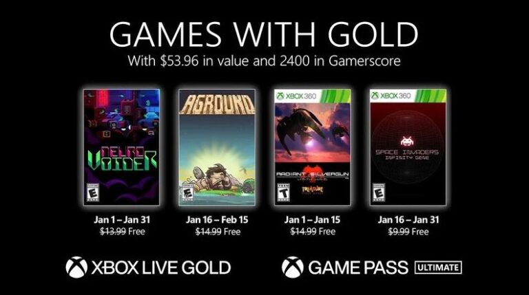 بازی‌های Xbox Games with Gold برای ژانویه‌ی 2022 مشخص شدند