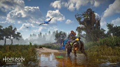 اولین تصاویر نسخه PS4 بازی Horizon: Forbidden West منتشر شد