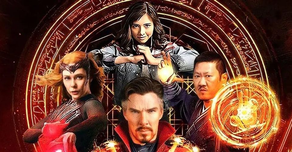 پوستر جدید Doctor Strange 2 قهرمانان این فیلم را نمایش می‌دهد