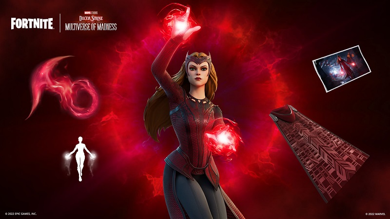 اسکین شخصیت Scarlet Witch به بازی Fortnite اضافه شد - گیمفا