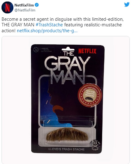 سبیل کریس ایوانز در فیلم The Gray Man برای فروش گذاشته شد