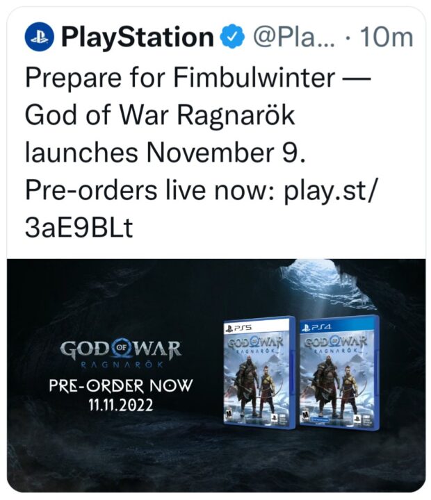 شایعه: God of War Ragnarok در ابتدا برای 11 نوامبر برنامه‌ریزی شده بود - تی ام گیم