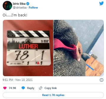 تاریخ پخش فیلم Luther با هنرنمایی ادریس البا مشخص شد