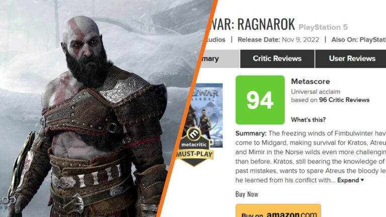 God of War Ragnarok به دومین بازی برتر ۲۰۲۲ از نظر امتیاز متاکریتیک تبدیل شد - گیمفا
