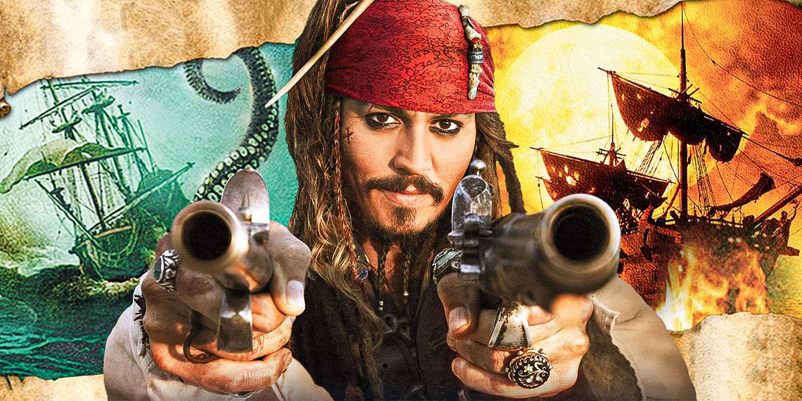 جانی دپ فیلم های pirates of the caribbean