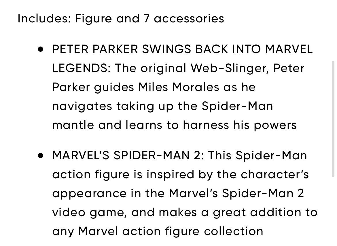 اکشن فیگور Marvel’s Spider-Man 2 اطلاعاتی از بازی فاش می‌کند - گیمفا