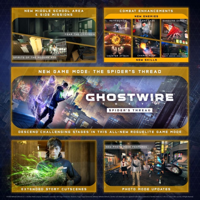 Ghostwire: Tokyo ماه آینده به ایکس باکس و گیم پس خواهد آمد؛ از آپدیت Spider’s Thread رونمایی شد - گیمفا