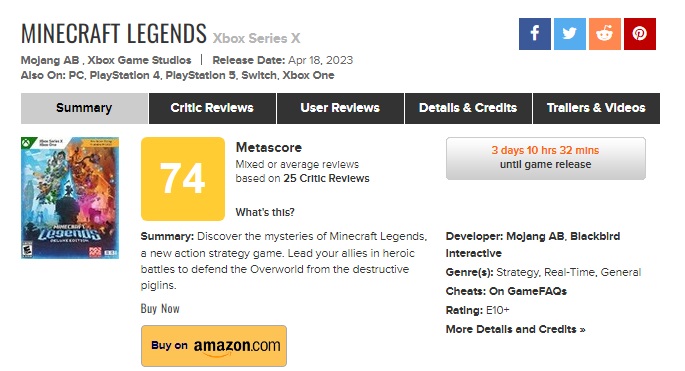 نقدها و نمرات بازی Minecraft Legends منتشر شدند