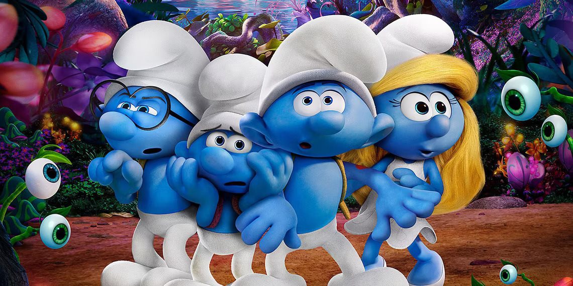 انیمیشن the smurfs