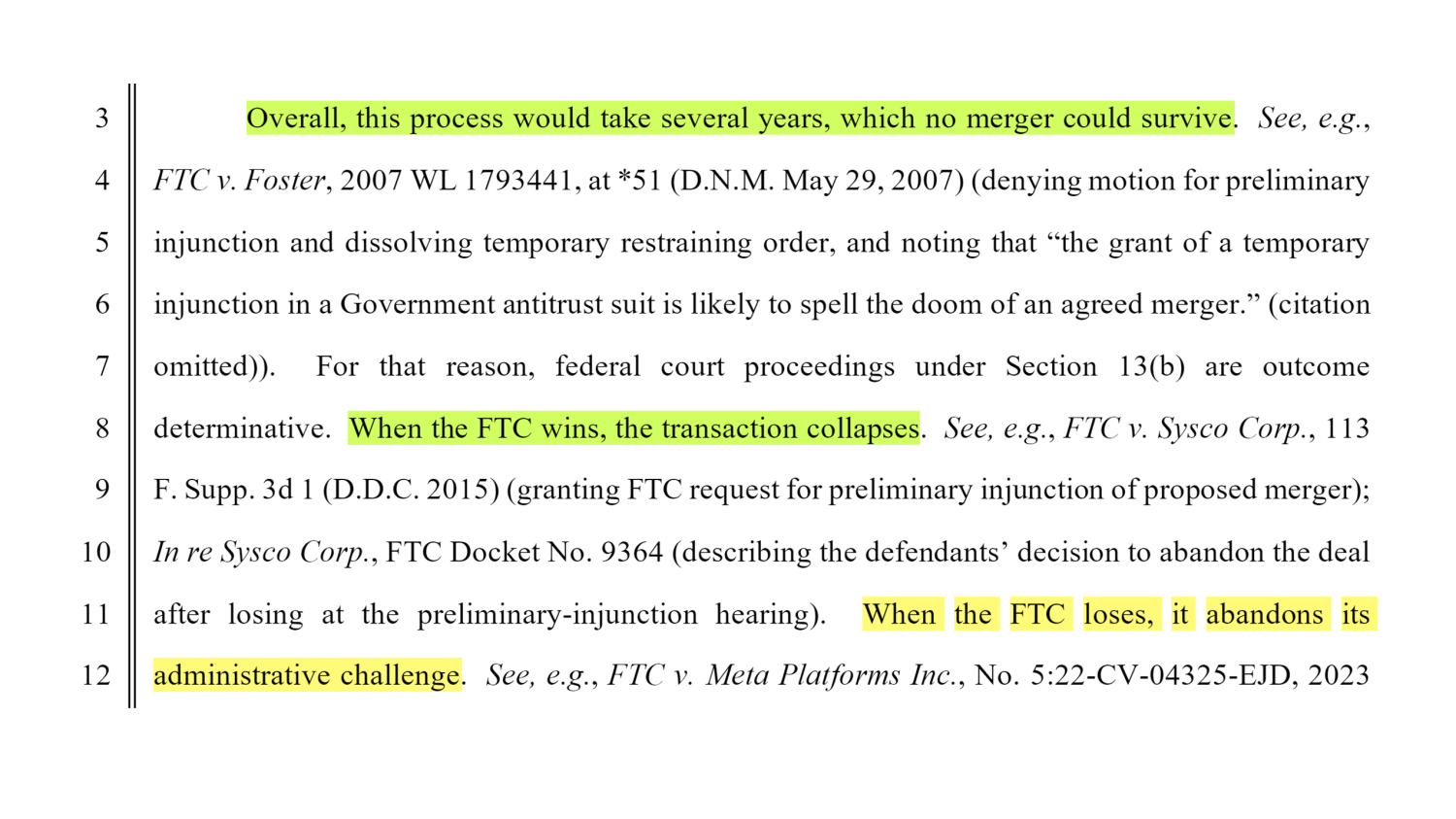 اگر دادگاه درخواست مقدماتی FTC را قبول کند، ممکن است مایکروسافت از خرید اکتیویژن منصرف شود