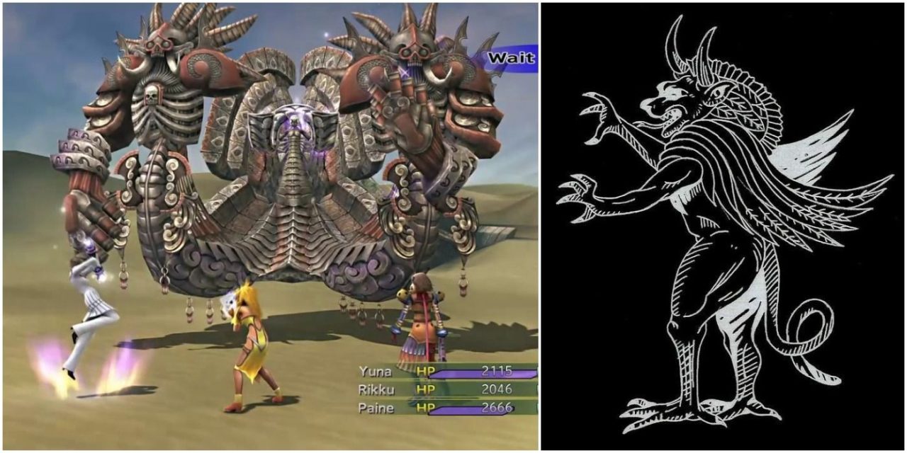 اهریمن یا انگرا مینیو در Final Fantasy X-2