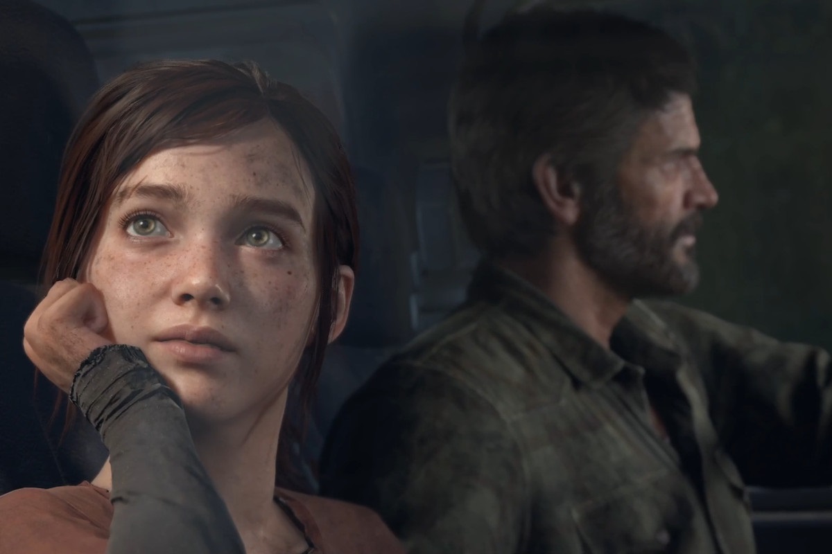 صحنه رانندگی joel در the last of us 1