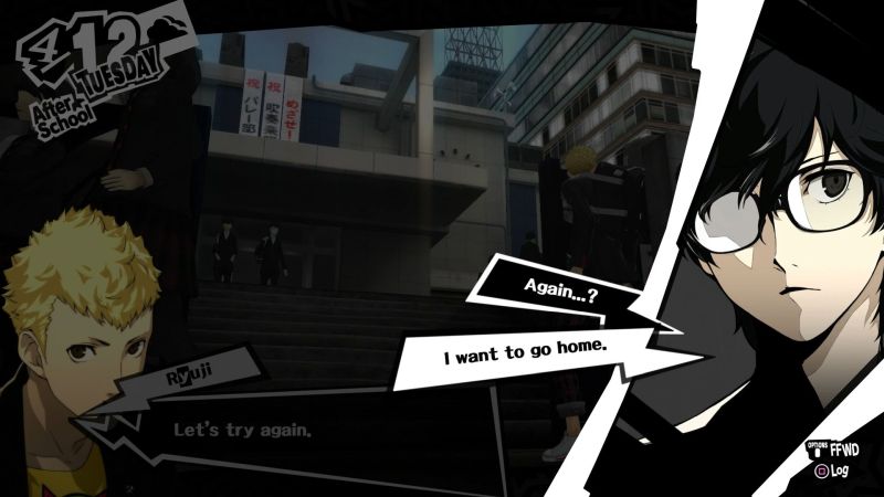 گفتگو با Ryuji در Persona 5