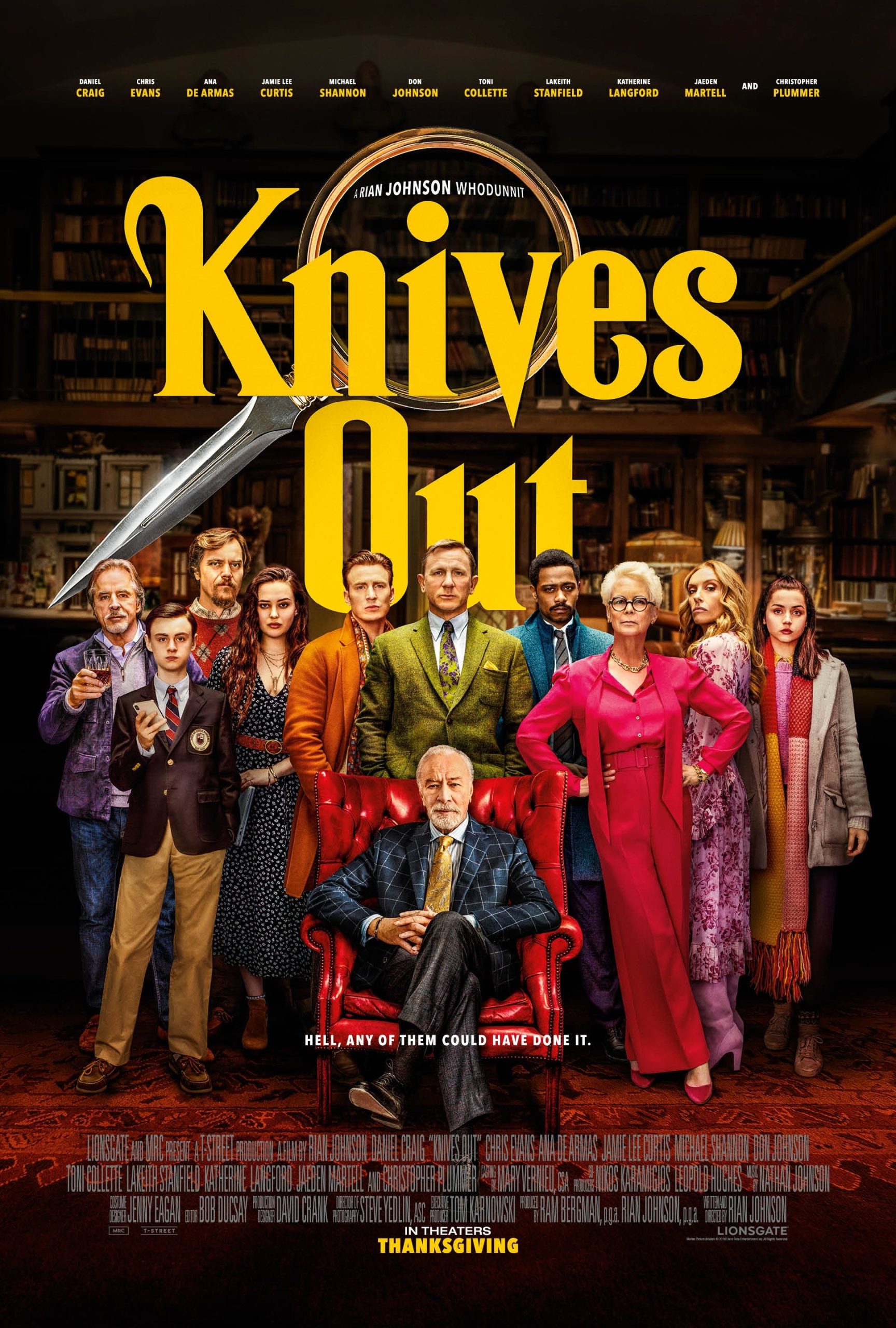 Knives Out (2019) - گیمفا: اخبار، نقد و بررسی بازی، سینما، فیلم و سریال