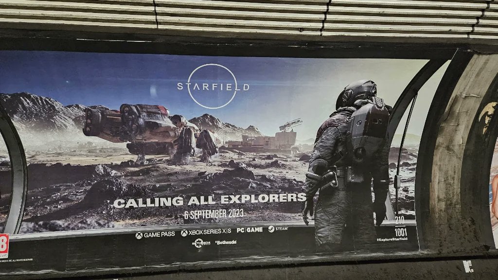 ۱۰۰۱ بیلبورد تبلیغاتی Starfield توسط بتسدا در سراسر دنیا قرار گرفته است - تی ام گیم
