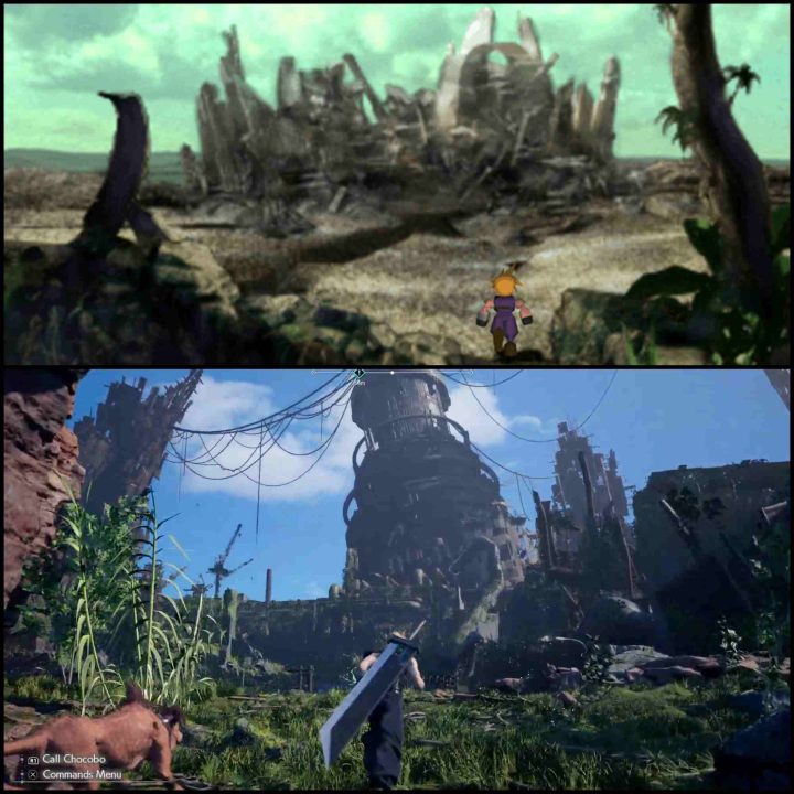 بررسی و مقایسه گرافیکی تریلر Final Fantasy 7 Rebirth با نسخه اصلی - گیمفا