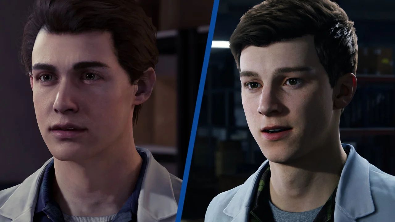 تغییر چهره پیتر پارکر در marvel's Spider-Man 1 Remastered