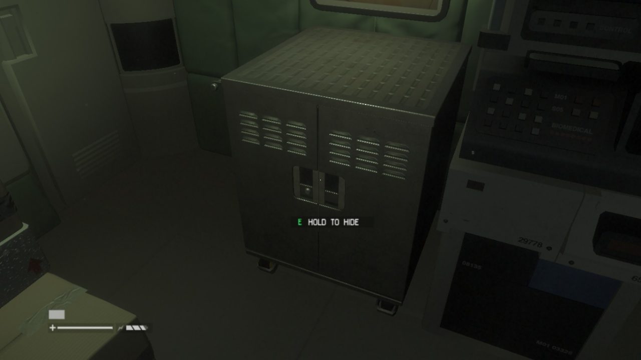 hide in a locker