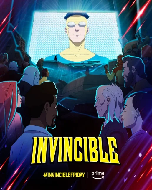 پوستر جدید انیمیشن ابرقهرمانی Invincible منتشر شد - گیمفا