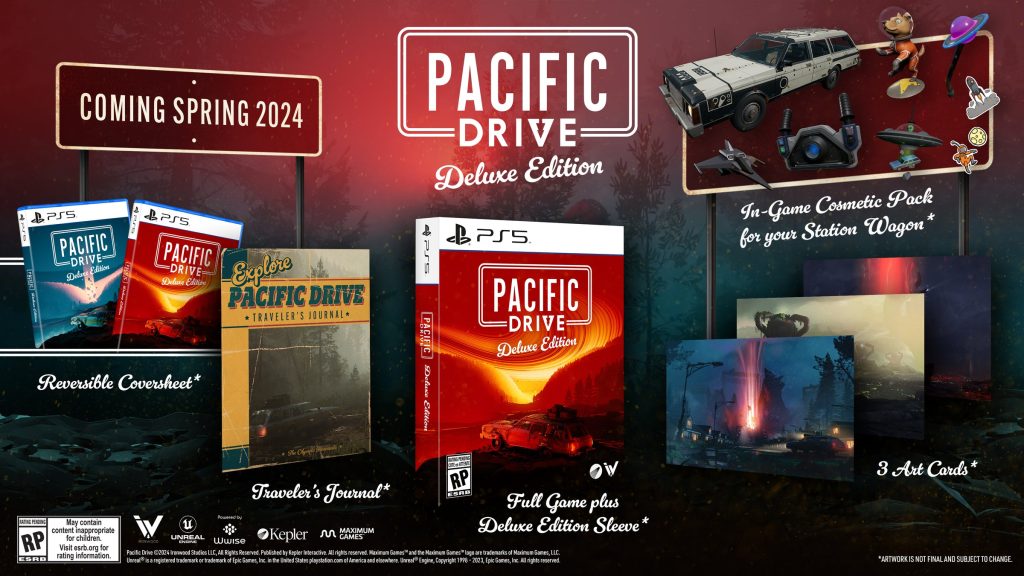 عرضه فیزیکی بازی Pacific Drive در بهار 2024 خواهد بود.