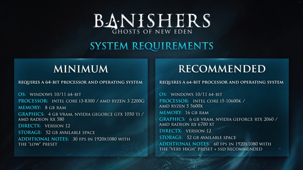 سیستم مورد نیاز  Banishers: Ghosts of New Eden مشخص شد - گیمفا