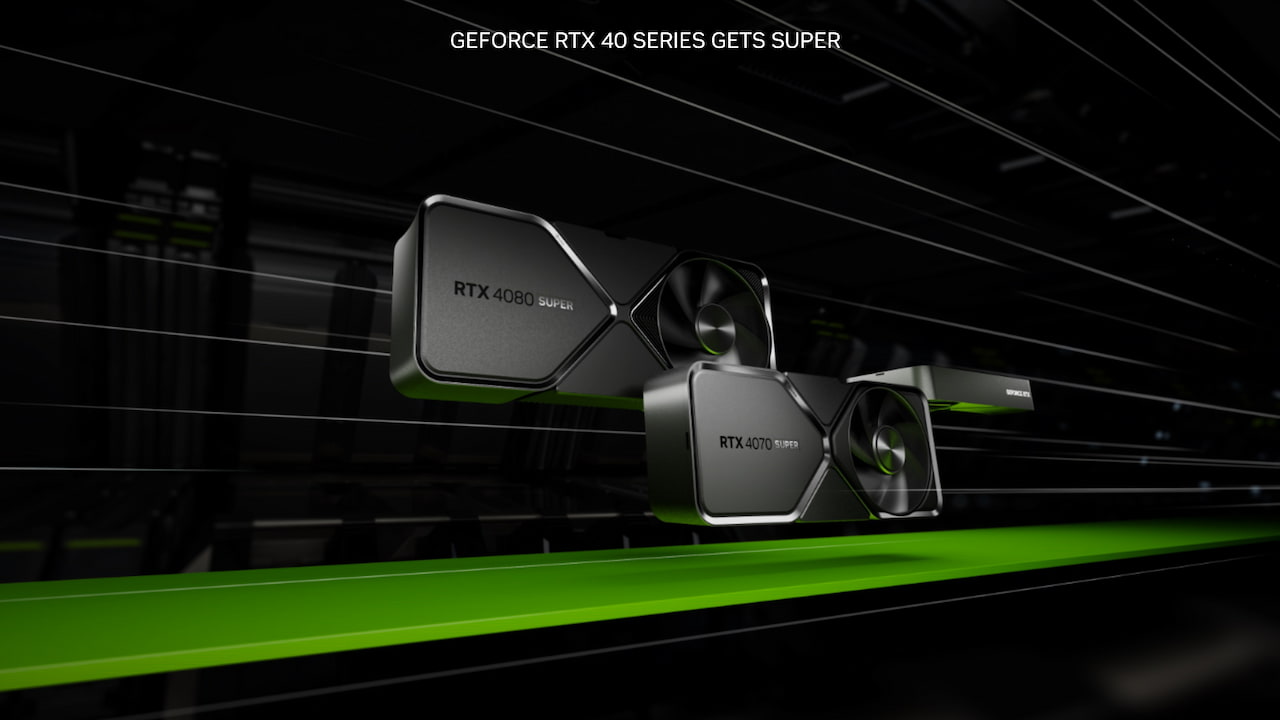 انویدیا کارت‌های گرافیک سری Geforce RTX 40 Super را معرفی کرد