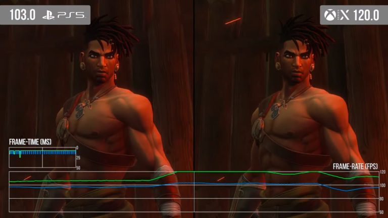 اجرای ۱۲۰ فریم بر ثانیه Prince of Persia برتری چشمگیر Series X نسبت به PS5 را نشان می‌دهد