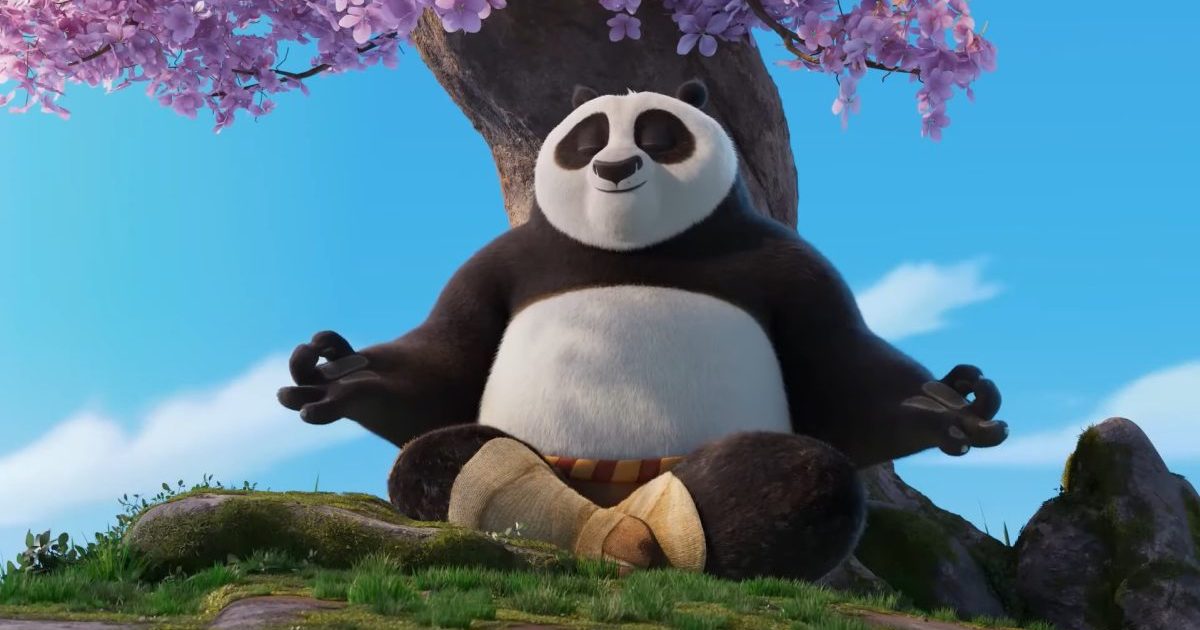 آموزش مدیتیشن در ویدیو جدید انیمیشن Kung Fu Panda 4 - گیمفا