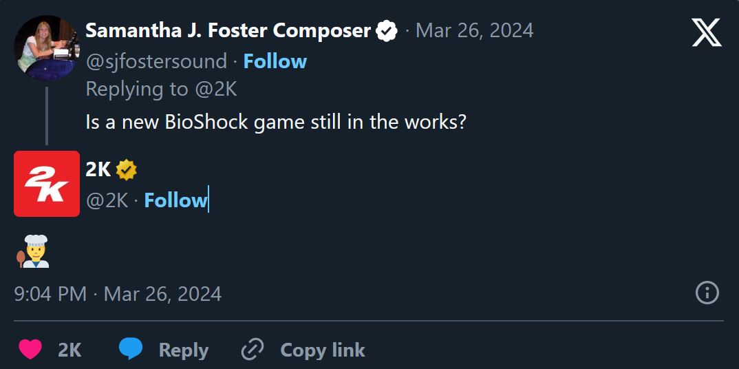 2K تایید کرد که BioShock 4 در حال توسعه است