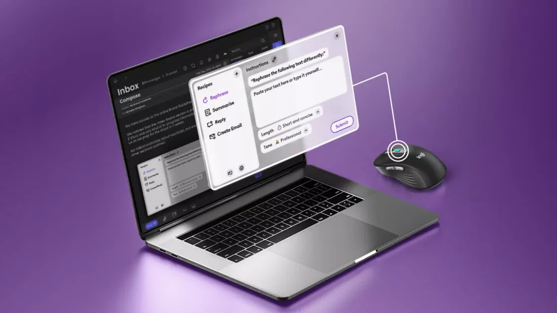 Logitech فکر می­‌کند که ماوس­‌ها به هوش مصنوعی نیاز دارند -