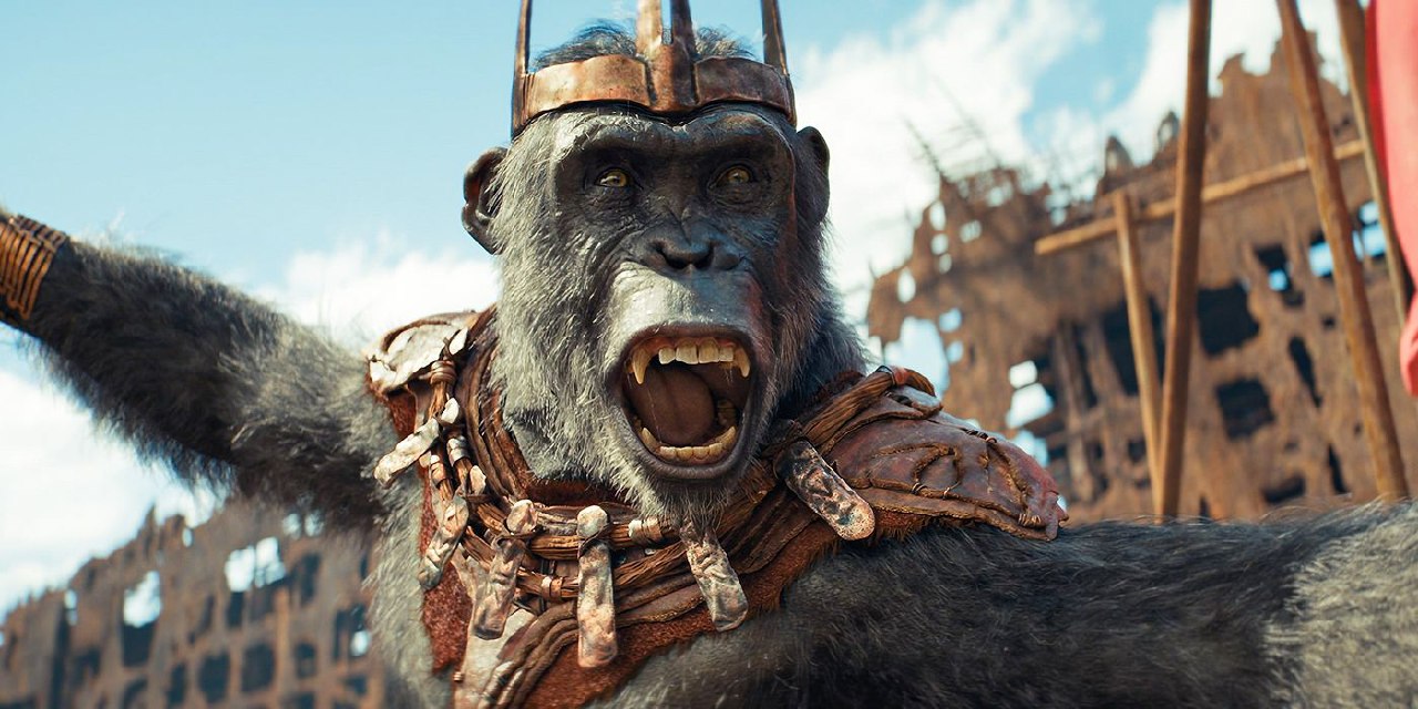 حضور پادشاه میمون‌ها در پوستر جدید Kingdom of the Planet of the Apes - گیمفا