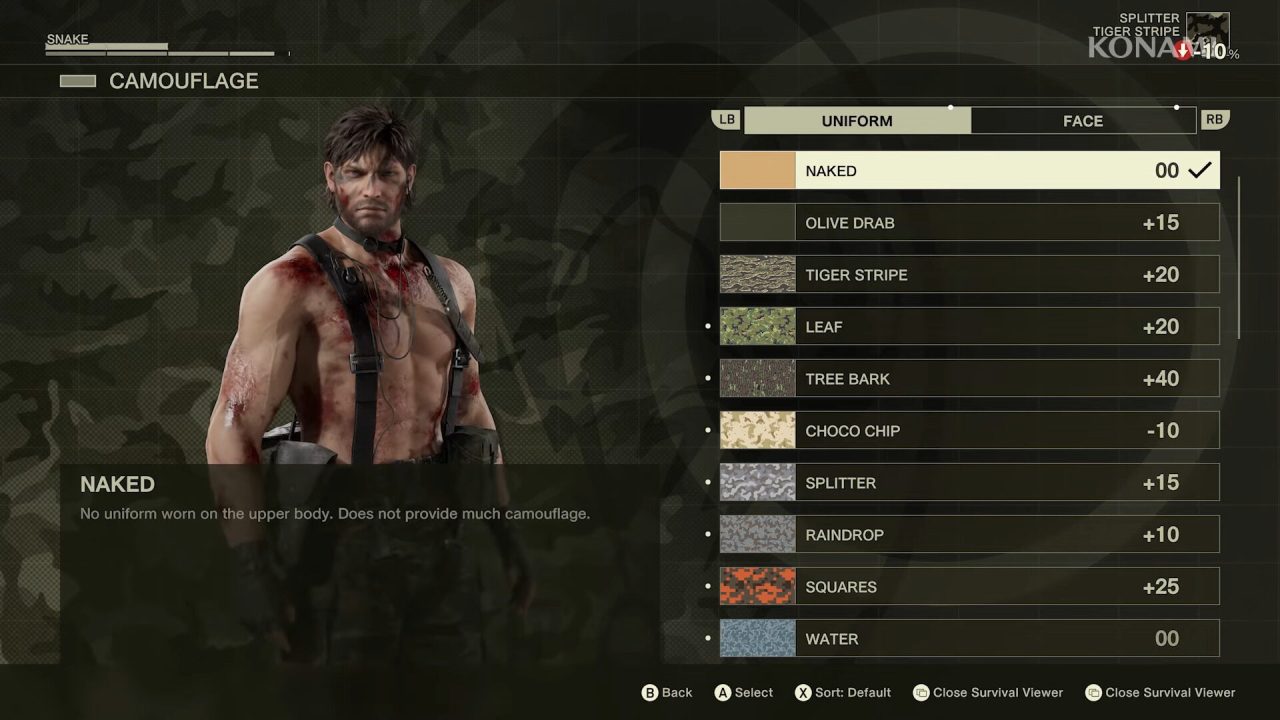 منوی مخفیانه Metal Gear Solid Delta: Snake Eater فاش شد