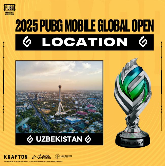 دوره مسابقات جهانی PUBG Mobile سال ۲۰۲۵ در کشور ازبکستان برگزار می‌شود - گیمفا