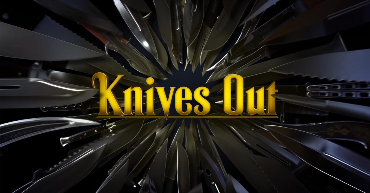 پوستر فیلم knives out در ژانر هیجانی