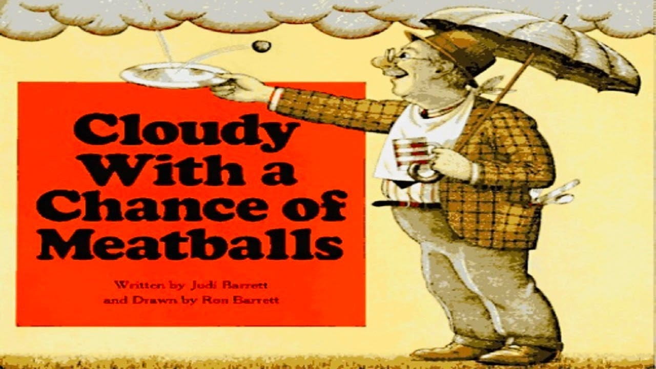 کاور کتاب cloud with a chance of meatballs