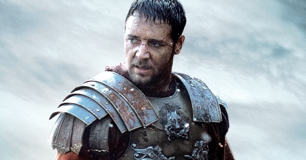 راسل کرو در فیلم gladiator ریدلی اسکات