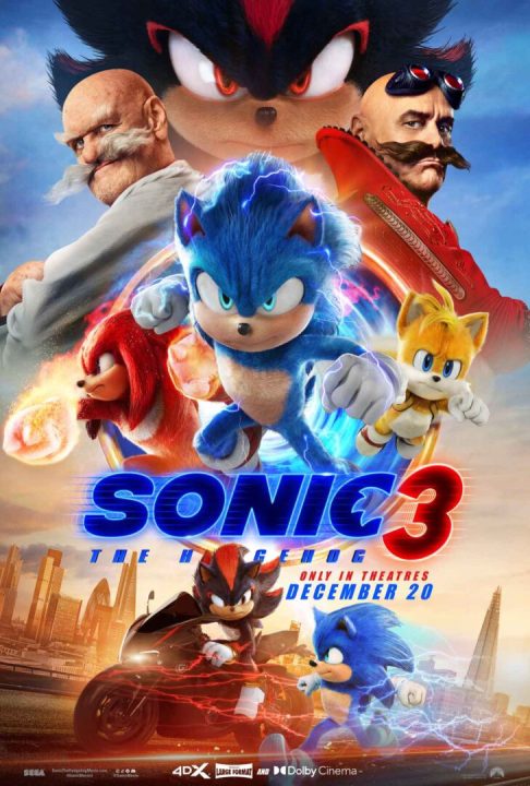 پوستر جدید فیلم Sonic the Hedgehog 3 به همکاری شدو و رباتنیک اشاره دارد - گیمفا