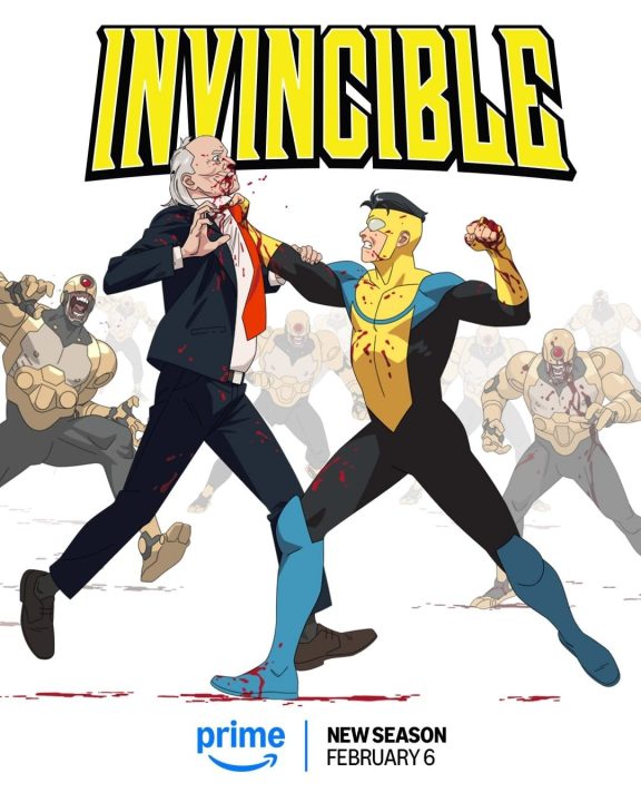 پوستر جدیدی از فصل سوم انیمیشن سریالی Invincible منتشر شد - گیمفا