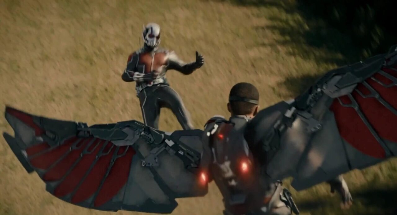 درگیری میان فالکون و انت من در عنوان ant man