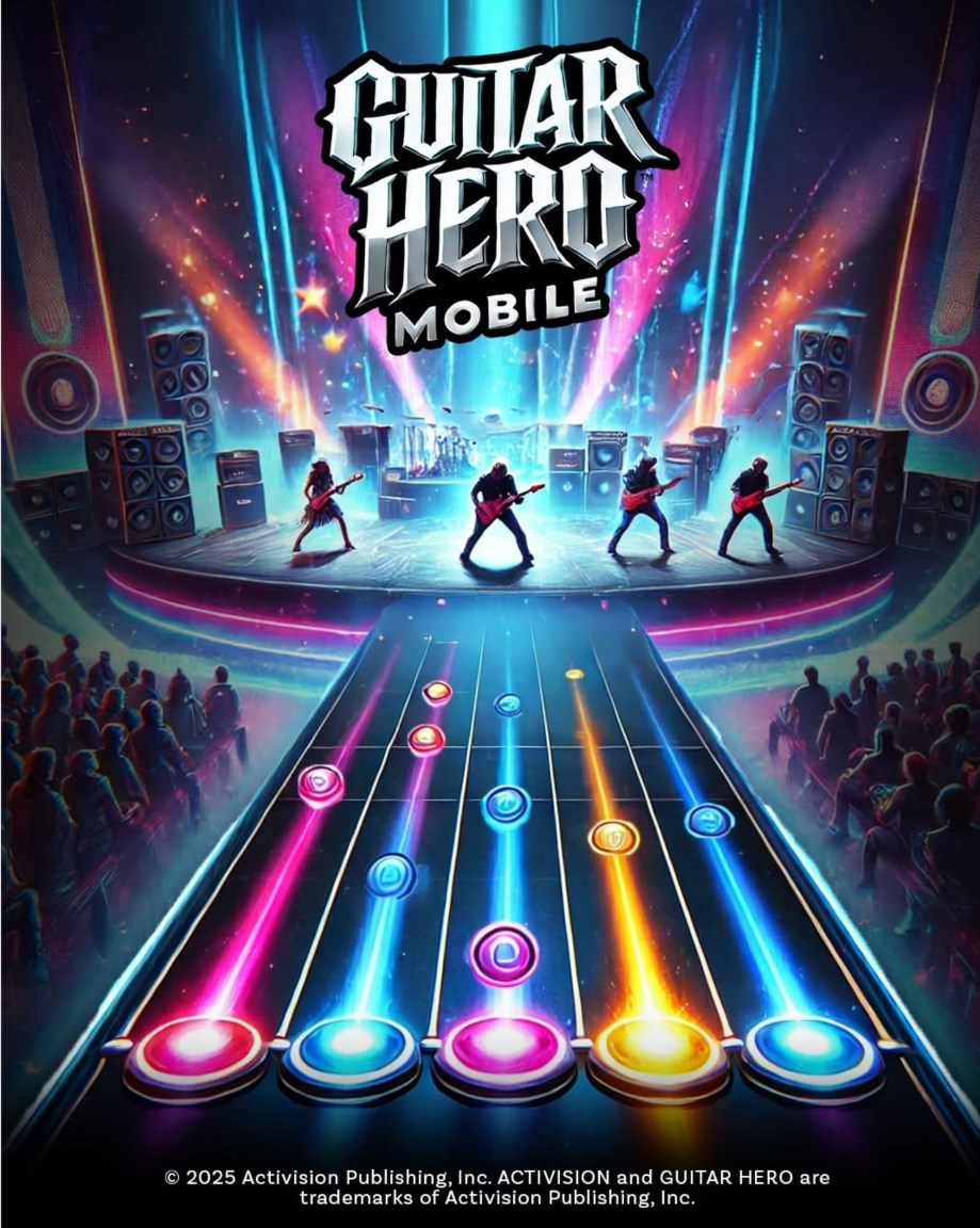 تبلیغ Guitar Hero Mobile با تصویر ساخته شده توسط هوش مصنوعی در اینستاگرام اکتیویژن - گیمفا