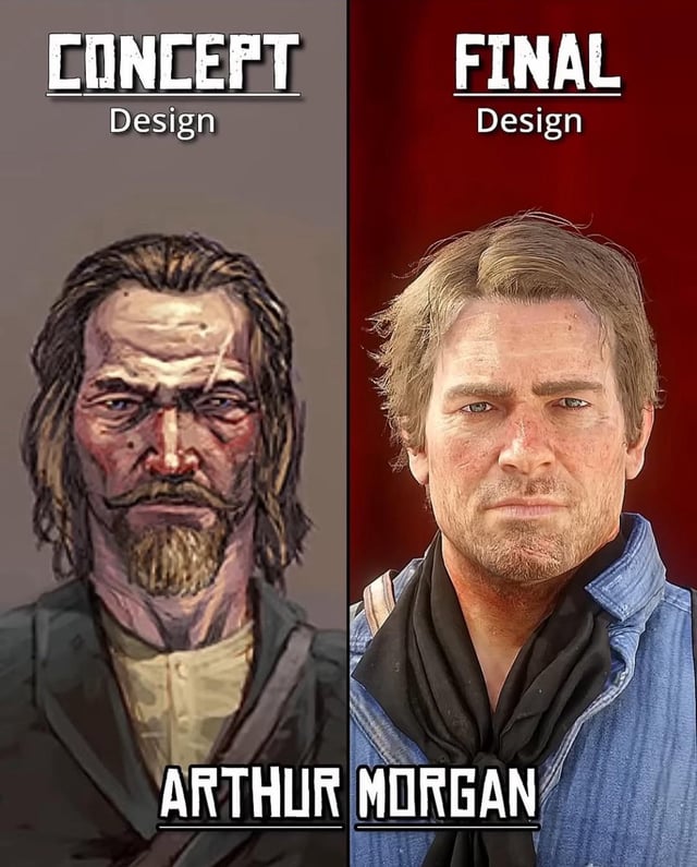 آرتور مورگان قرار بود در بازی Red Dead Redemption 2 چهره‌ای زشت‌تر داشته باشد - گیمفا