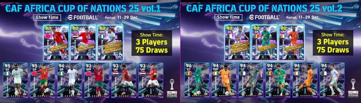 caf africa cup of nations 25 vol 1 and 2 efootball