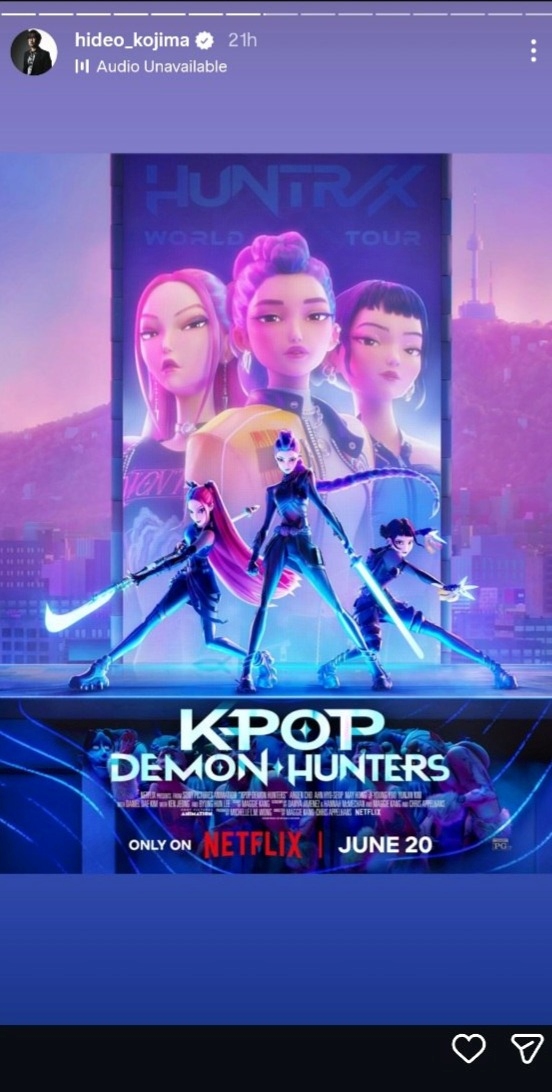 هیدئو کوجیما با استوری انیمیشن Kpop Demon Hunters از آن تمجید کرد - گیمفا